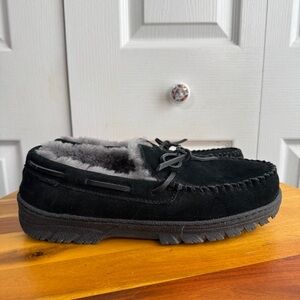 Dearfoams EZ Feet suede slippers size 9